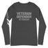 Veteran Defender of Freedom Unisex Long Sleeve Tee - Mainstream Freedom
