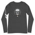 Skull with Guns and Bullets Unisex Long Sleeve Tee - Mainstream Freedom