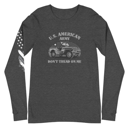 US American Army Don't Tread Unisex Long Sleeve Tee - Mainstream Freedom