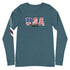 USA Unisex Long Sleeve Tee - Mainstream Freedom