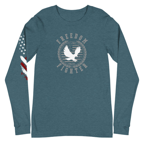 Freedom Fighter Unisex Long Sleeve Tee - Mainstream Freedom