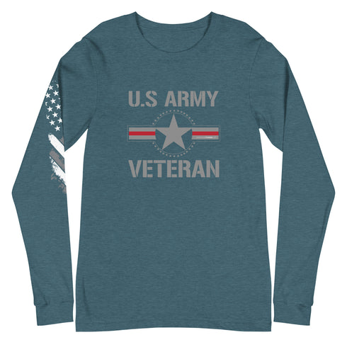 U.S. Army Veteran Unisex Long Sleeve Tee - Mainstream Freedom