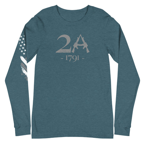 2A 1791 Unisex Long Sleeve Tee - Mainstream Freedom