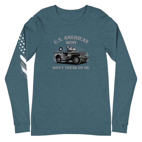 US American Army Don't Tread Unisex Long Sleeve Tee - Mainstream Freedom