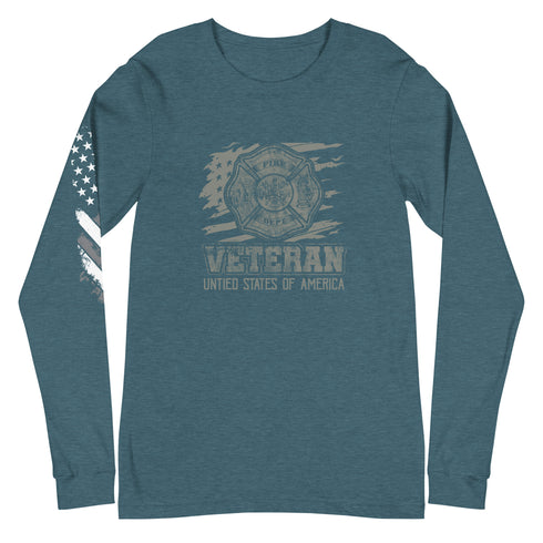 Veteran United States of America Unisex Long Sleeve Tee - Mainstream Freedom