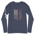 Grunge American Golfer Unisex Long Sleeve Tee - Mainstream Freedom