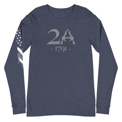 2A 1791 Unisex Long Sleeve Tee - Mainstream Freedom