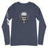 Skull with Guns and Bullets Unisex Long Sleeve Tee - Mainstream Freedom