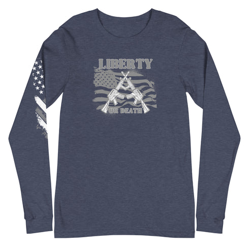 Liberty or Death Unisex Long Sleeve Tee - Mainstream Freedom
