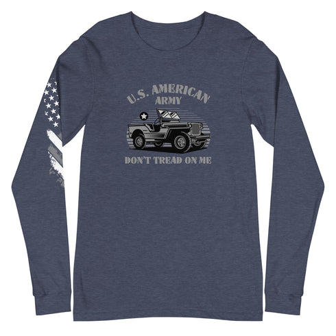 US American Army Don't Tread Unisex Long Sleeve Tee - Mainstream Freedom