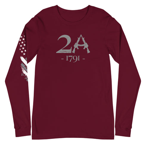 2A 1791 Unisex Long Sleeve Tee - Mainstream Freedom