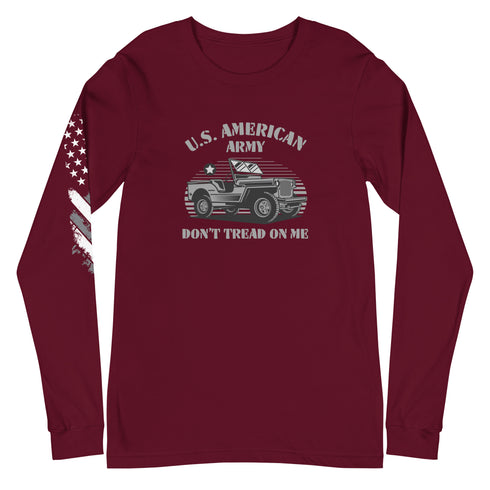 US American Army Don't Tread Unisex Long Sleeve Tee - Mainstream Freedom
