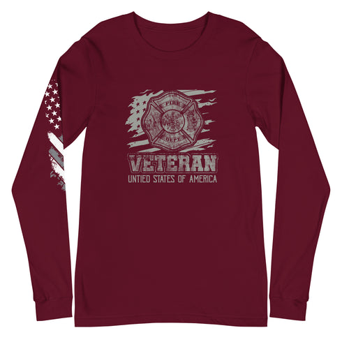 Veteran United States of America Unisex Long Sleeve Tee - Mainstream Freedom
