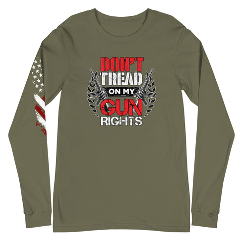 Don't Tread On My Gun Rights Unisex Long Sleeve Tee - Mainstream Freedom