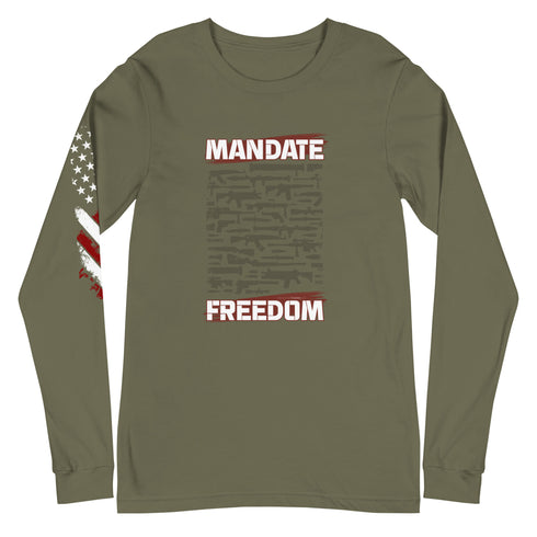 Mandate Freedom Unisex Long Sleeve Tee - Mainstream Freedom