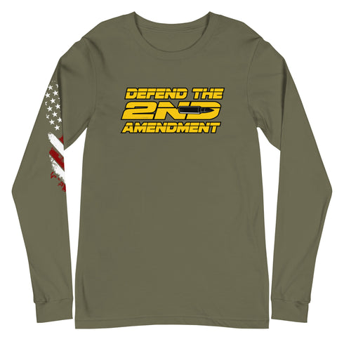 Defend The 2nd Amendment Unisex Long Sleeve Tee - Mainstream Freedom