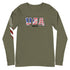 USA Unisex Long Sleeve Tee - Mainstream Freedom