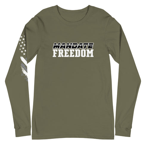 Mandate Freedom Unisex Long Sleeve Tee - Mainstream Freedom