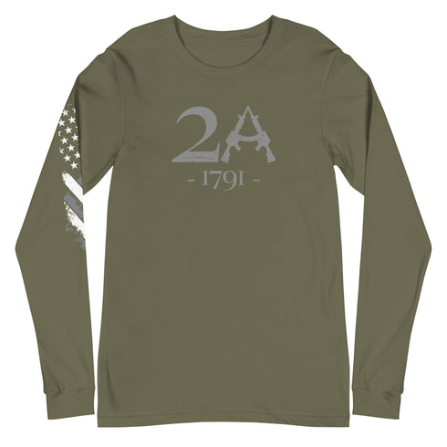 2A 1791 Unisex Long Sleeve Tee - Mainstream Freedom