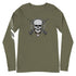 Skull with Guns and Bullets Unisex Long Sleeve Tee - Mainstream Freedom