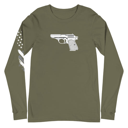 Hand Gun Unisex Long Sleeve Tee - Mainstream Freedom