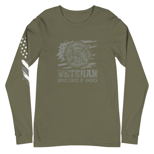 Veteran United States of America Unisex Long Sleeve Tee - Mainstream Freedom