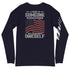 A Hero Is Someone Who Has Given His Life To Something Bigger Than Oneself Unisex Long Sleeve Tee (Back Design) - Mainstream Freedom