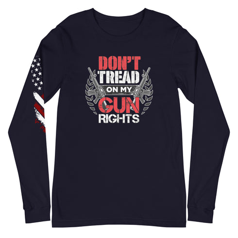 Don't Tread On My Gun Rights Unisex Long Sleeve Tee - Mainstream Freedom