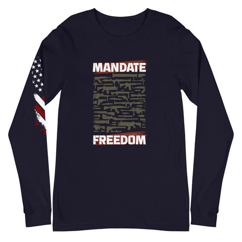 Mandate Freedom Unisex Long Sleeve Tee - Mainstream Freedom