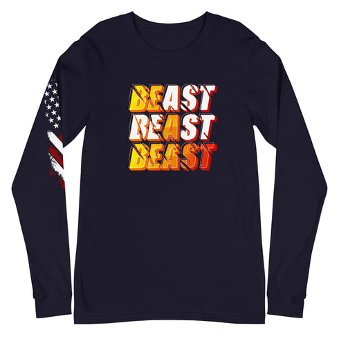 Beast Unisex Long Sleeve Tee - Mainstream Freedom