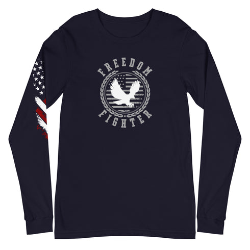 Freedom Fighter Unisex Long Sleeve Tee - Mainstream Freedom
