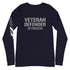 Veteran Defender of Freedom Unisex Long Sleeve Tee - Mainstream Freedom