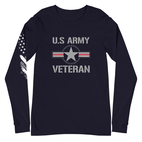 U.S. Army Veteran Unisex Long Sleeve Tee - Mainstream Freedom