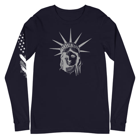 Statue of Liberty Unisex Long Sleeve Tee - Mainstream Freedom