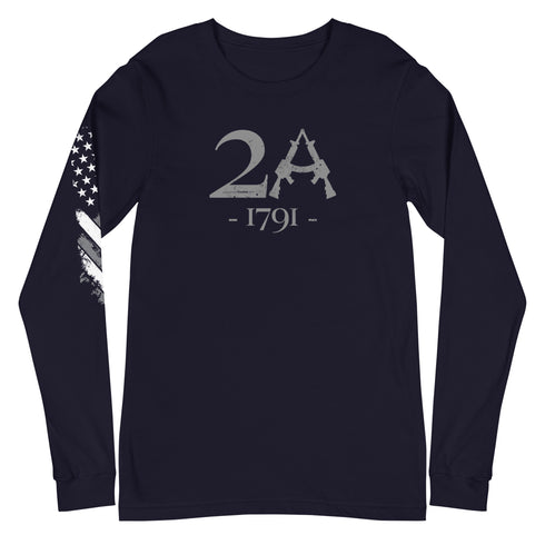 2A 1791 Unisex Long Sleeve Tee - Mainstream Freedom