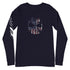 USA Skull Unisex Long Sleeve Tee - Mainstream Freedom