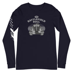 The Battlefield Bull Unisex Long Sleeve Tee - Mainstream Freedom