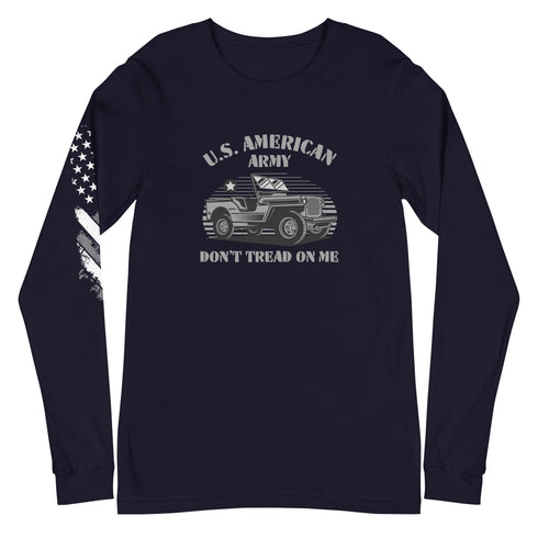 US American Army Don't Tread Unisex Long Sleeve Tee - Mainstream Freedom