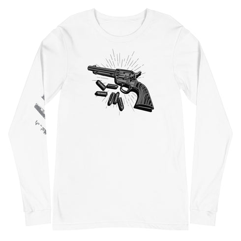 Vintage Revolver Unisex Long Sleeve Tee - Mainstream Freedom