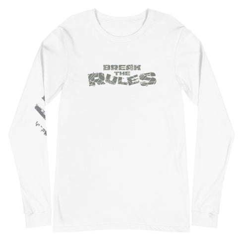 Break The Rules Unisex Long Sleeve Tee - Mainstream Freedom