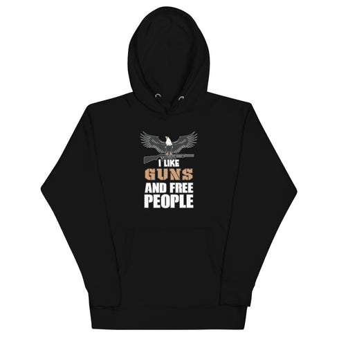 I Like Guns and Free People Unisex Hoodie - Mainstream Freedom