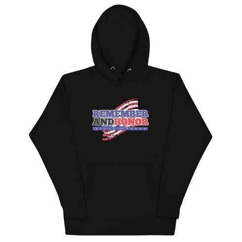 Remember And Honor Memorial Day Unisex Hoodie - Mainstream Freedom