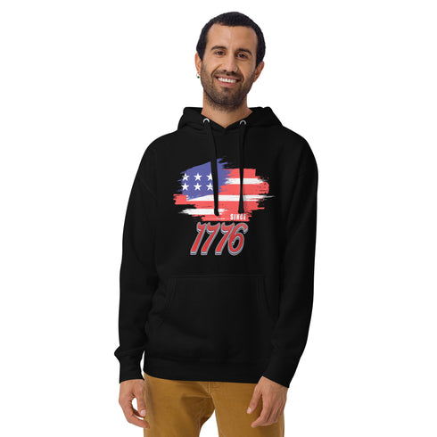 Since 1776 Unisex Independence Day Hoodie - Mainstream Freedom