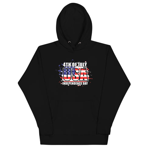 4th Of July USA Independence Day Unisex Hoodie - Mainstream Freedom