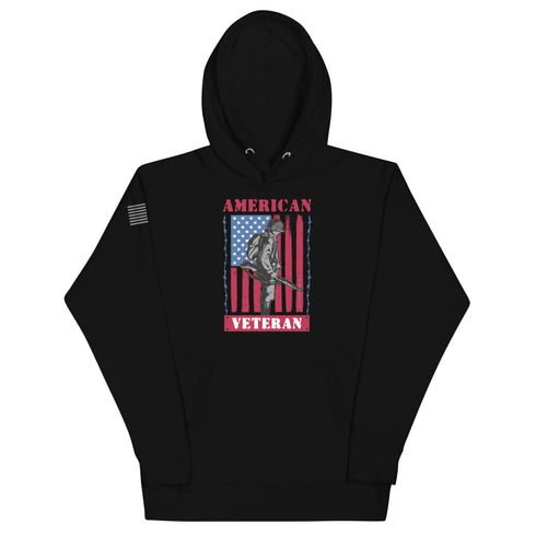 American Veteran Unisex Hoodie - Mainstream Freedom