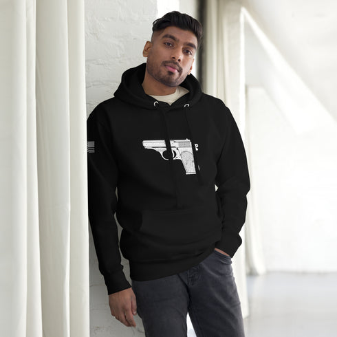 Hand Gun Unisex Hoodie - Mainstream Freedom