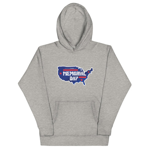 Memorial Day USA Unisex Hoodie - Mainstream Freedom