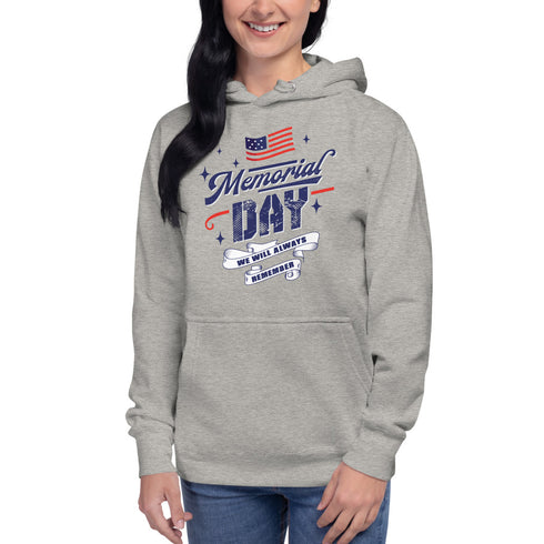 Memorial Day Unisex Hoodie - Mainstream Freedom