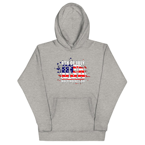 4th Of July USA Independence Day Unisex Hoodie - Mainstream Freedom