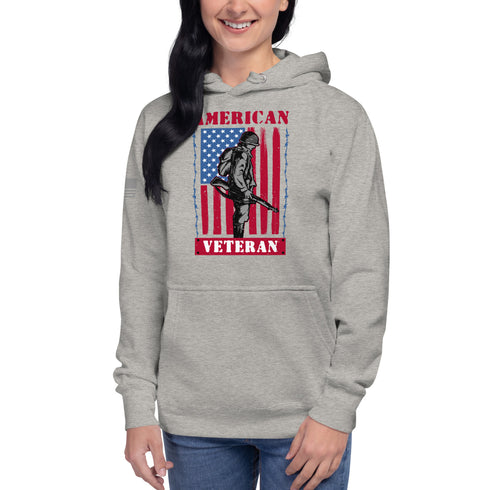 American Veteran Unisex Hoodie - Mainstream Freedom